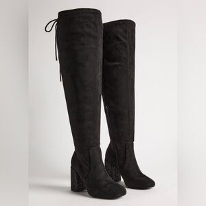 Torrid Black Over-the-Knee Boots